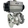 Low Emission Air Actuated Flanged Ball Valves- Rack & Pinion