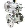 Low Emission Air Actuated Flanged Ball Valves- All Stainless