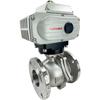 Electric Actuated Stainless Flanged Ball Valves - Positioner