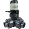 Electric Actuated PVC 3-Way Ball Valves - Compact