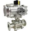 Air Actuated Sanitary Ball Valves - All Stainless