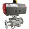 Air Actuated Sanitary Ball Valves - Scotch Yoke