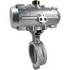 Air Actuated High Performance Butterfly Valves Wafer Style - All Stainless