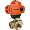 Explosion Proof Electric Actuated Brass 3-Way Ball Valves