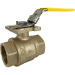 1-1/2" NPT Brass Ball Valve - Direct Mount