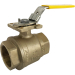 2" NPT Brass Ball Valve - Direct Mount
