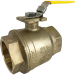 2-1/2" NPT Brass Ball Valve - Direct Mount