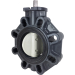 4" PVC Butterfly Valve - EPDM/Bare Stem