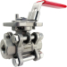 1/4" 3-Piece Stainless Ball Valve - Direct Mount