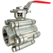 2" High Pressure Stainless Ball Valve - Direct Mount