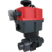 1/2" Electric Actuated Ball Valve PVC/EPDM, 24-240V