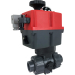 3/4" Electric Actuated Ball Valve PVC/EPDM, 24-240V