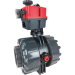 4" Electric Actuated Ball Valve PVC/EPDM, 24-240V