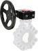 Gear Operator Handwheel 3-4" PVC Butterfly