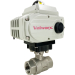 1-1/4" Electric Actuated Stainless Ball Valve 110 VAC