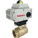 1-1/2" Electric Actuated Brass Ball Valve 24 VDC