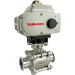 1-1/2" Sanitary Ball Valve, 24 VDC, Tri-Clamp
