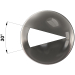 1-1/2" 30&deg V-Port Ball