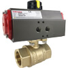 Air Actuated Scotch Yoke Brass Ball Valves