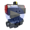 Air Actuated Scotch Yoke PVC Ball Valves