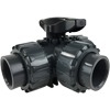 Full Port PVC 3-Way Ball Valves