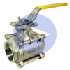 Full Port 3-Piece Stainless Steel Ball Valves