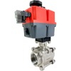 Electric Actuated Stainless 3-Piece Ball Valves - Multi-Voltage