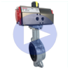 Air Actuated Butterfly Valves Wafer- Scotch Yoke