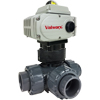 Electric Actuated PVC 3-Way Ball Valves