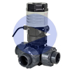 Electric Actuated PVC 3-Way Ball Valves - Compact