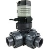 Electric Actuated PVC 3-Way Ball Valves - Compact