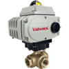 Electric Actuated Brass 3-Way Ball Valves- Positioner