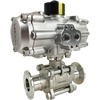 Air Actuated Sanitary Ball Valves - All Stainless