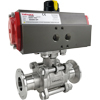 Air Actuated Sanitary Ball Valves - Scotch Yoke