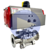 Air Actuated Sanitary Ball Valves - Scotch Yoke