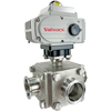 Electric Actuated 3-Way Sanitary Ball Valves
