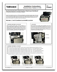  5299PP Series Pneumatic Rotary Positioners 3-15 PSI
