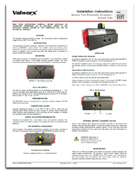 5320/5321 Series Pneumatic Actuators- Scotch Yoke