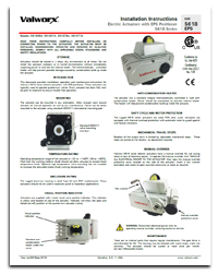 5618 Series Electric Actuators with EPS Positioner