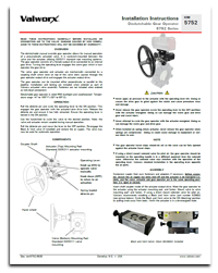 5752 Series Declutchable Gear Operator