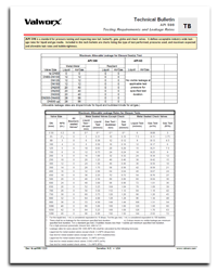 API 598 Testing Requirements and Leakage Rates