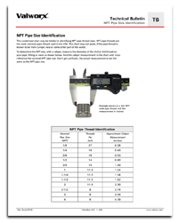  NPT Pipe Size Identification