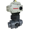 Electric Actuated PVC Ball Valves- On/Off